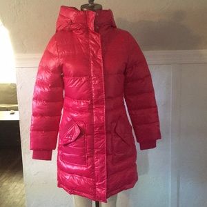 Down Winter Coat fuchsia size M